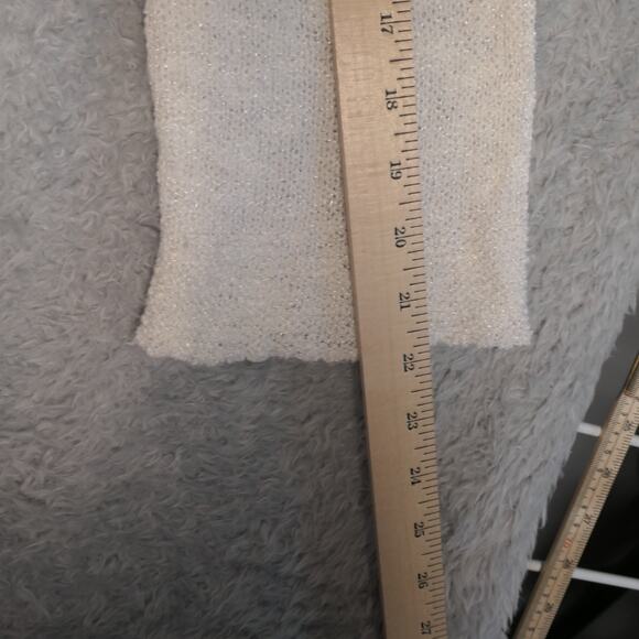 Alexandra Oak Cardigan Sweater Womens XXL Ivory Lightweight Semi Sheer Career - Picture 8 of 10